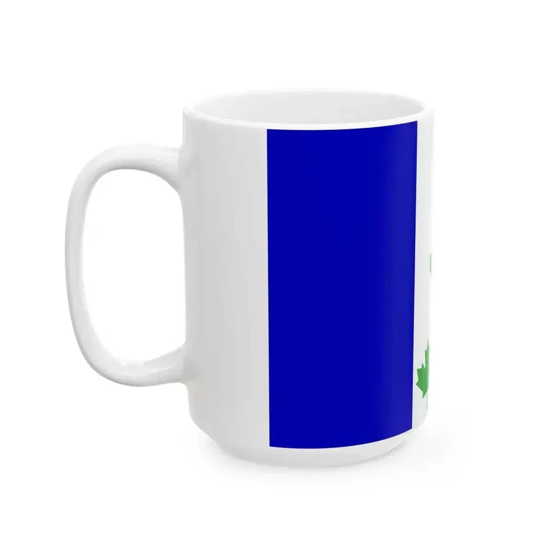 Drapeau de Saint-Ephrem (Canada) White Coffee Mug - Go Mug Yourself