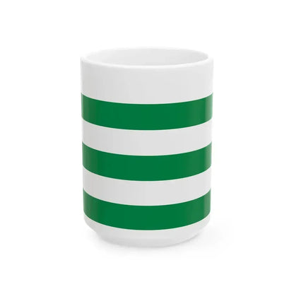 Drapeau de Saint-Pol-sur-Mer (France) White Coffee Mug 15oz - Go Mug Yourself
