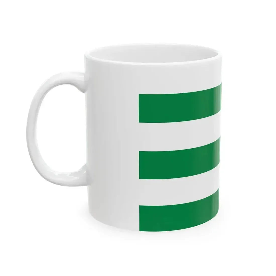Drapeau de Saint-Pol-sur-Mer (France) White Coffee Mug - Go Mug Yourself