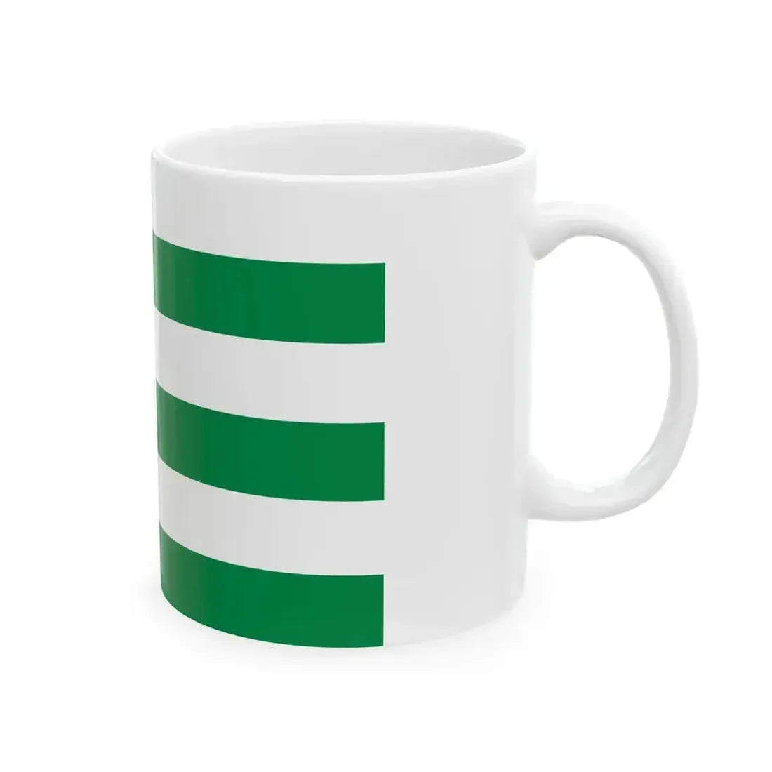 Drapeau de Saint-Pol-sur-Mer (France) White Coffee Mug - Go Mug Yourself