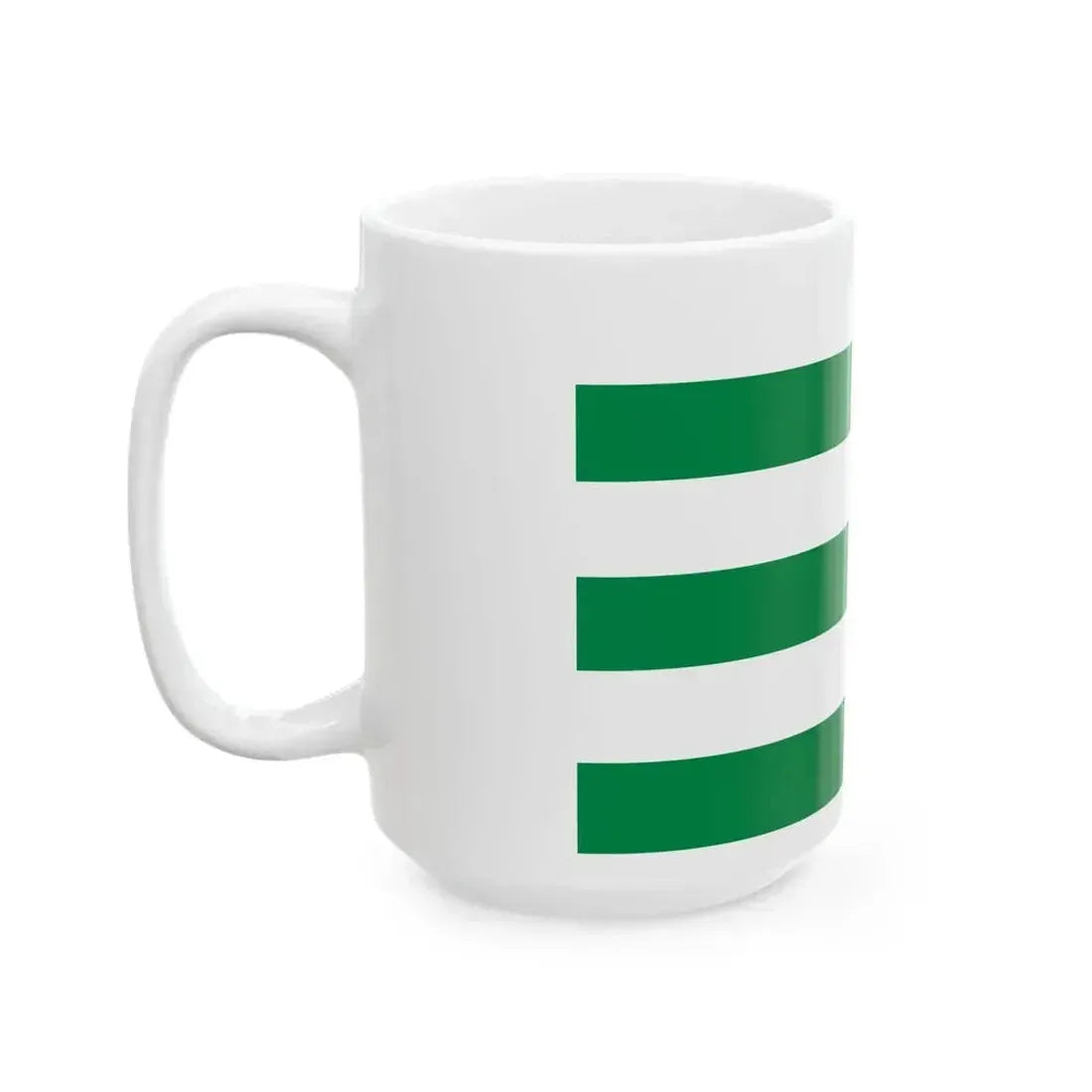 Drapeau de Saint-Pol-sur-Mer (France) White Coffee Mug - Go Mug Yourself