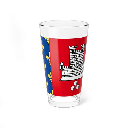 Drapeau de Vincennes France (France) Pint Glass 16oz 16oz - Go Mug Yourself