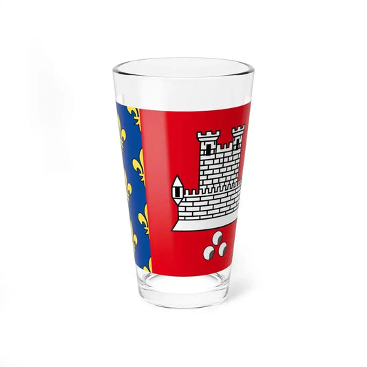 Drapeau de Vincennes France (France) Pint Glass 16oz 16oz - Go Mug Yourself