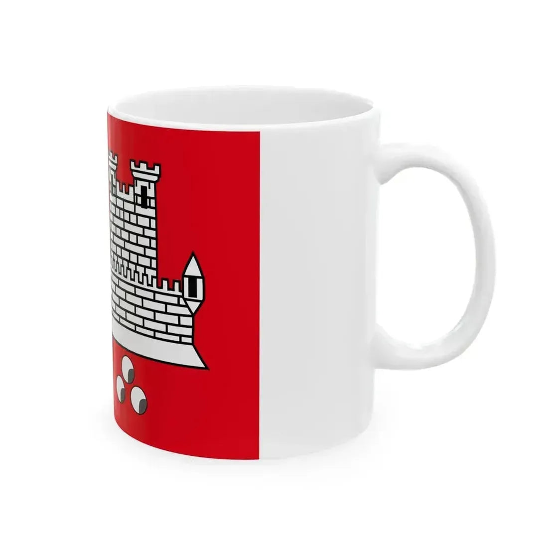 Drapeau de Vincennes France (France) White Coffee Mug - Go Mug Yourself