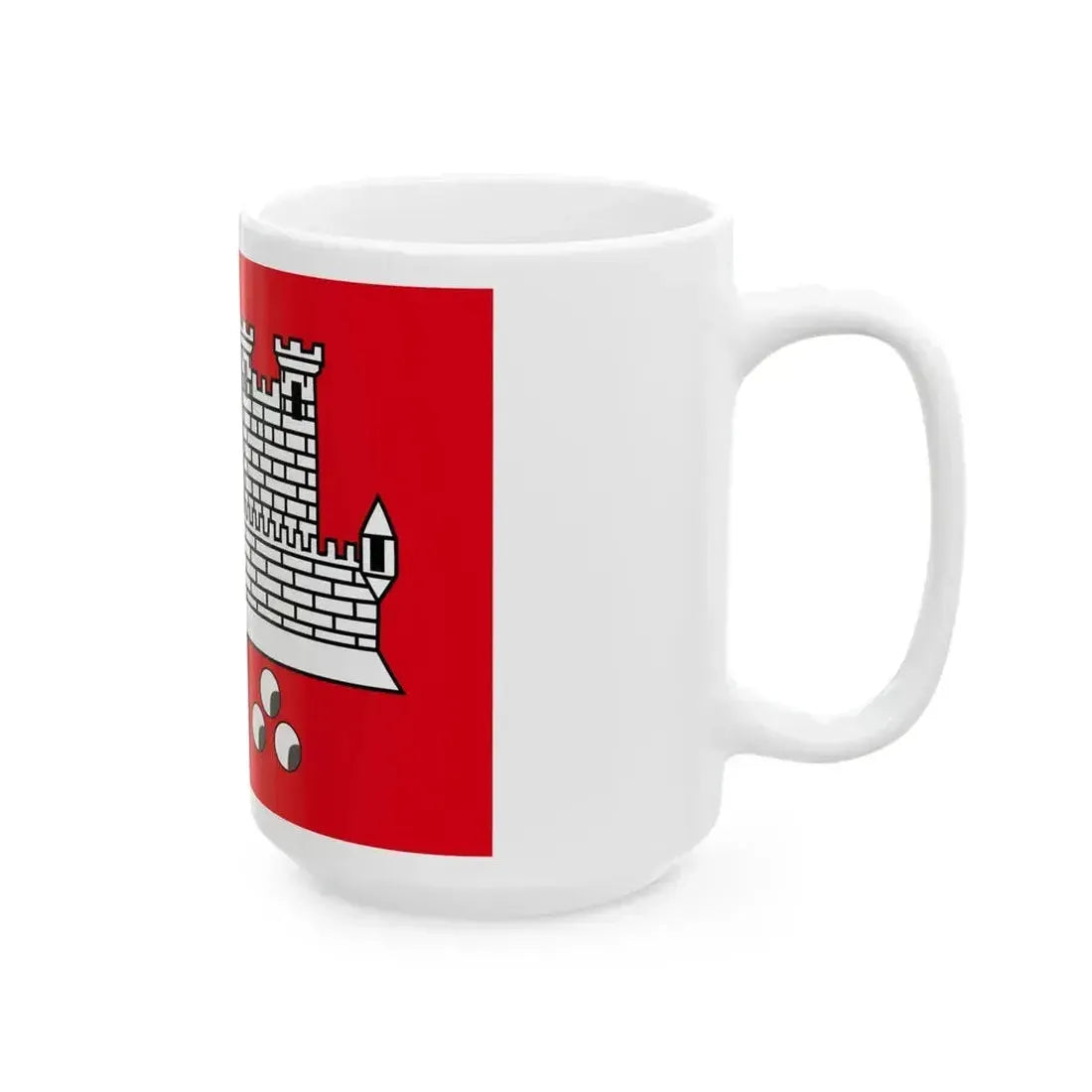 Drapeau de Vincennes France (France) White Coffee Mug - Go Mug Yourself