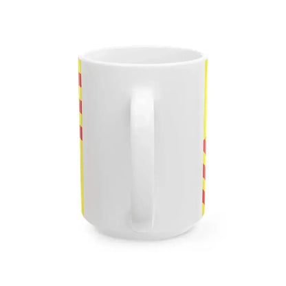 Drapeau departement fr Correze (France) White Coffee Mug - Go Mug Yourself