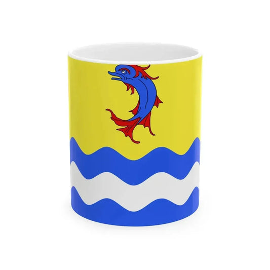 Drapeau departement fr Drome (France) White Coffee Mug 11oz - Go Mug Yourself