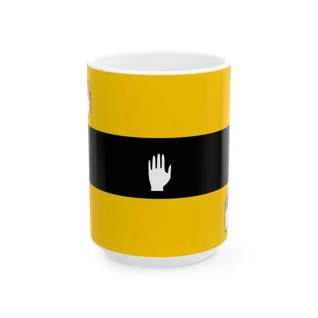 Drapeau des reguliers dAbd el-Kader (Algeria) White Coffee Mug 15oz - Go Mug Yourself