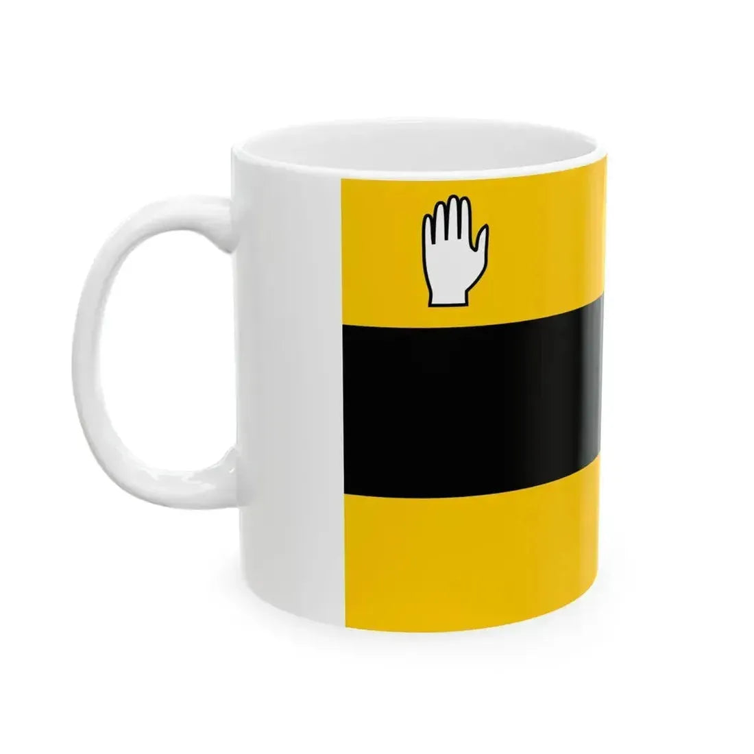 Drapeau des reguliers dAbd el-Kader (Algeria) White Coffee Mug - Go Mug Yourself