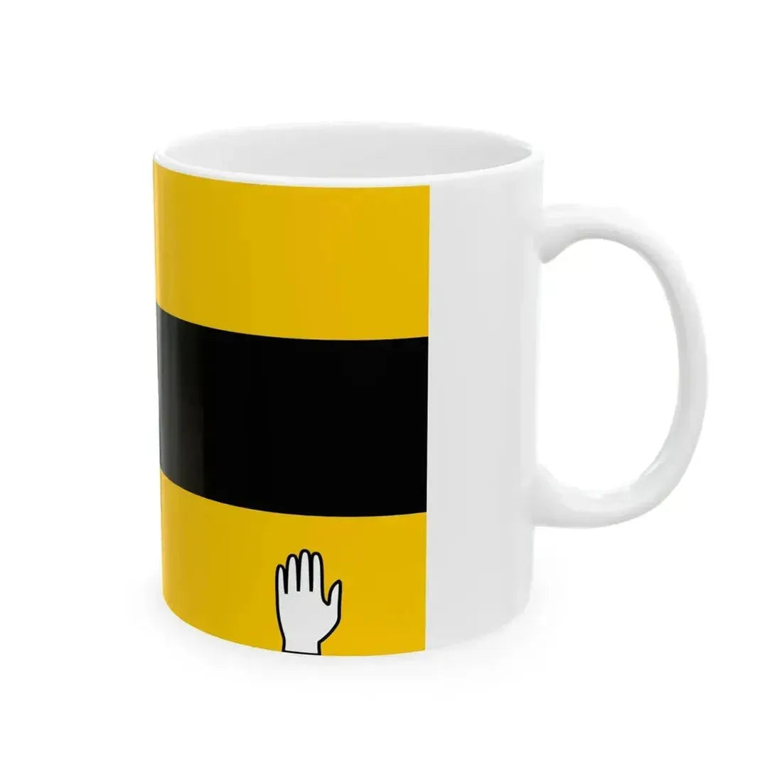 Drapeau des reguliers dAbd el-Kader (Algeria) White Coffee Mug - Go Mug Yourself