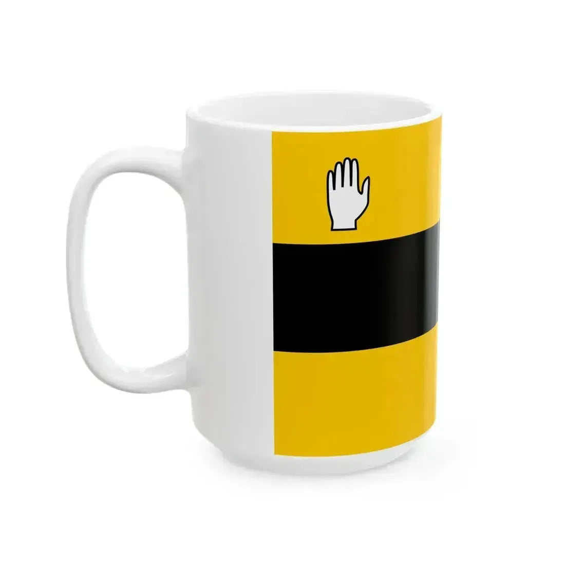 Drapeau des reguliers dAbd el-Kader (Algeria) White Coffee Mug - Go Mug Yourself