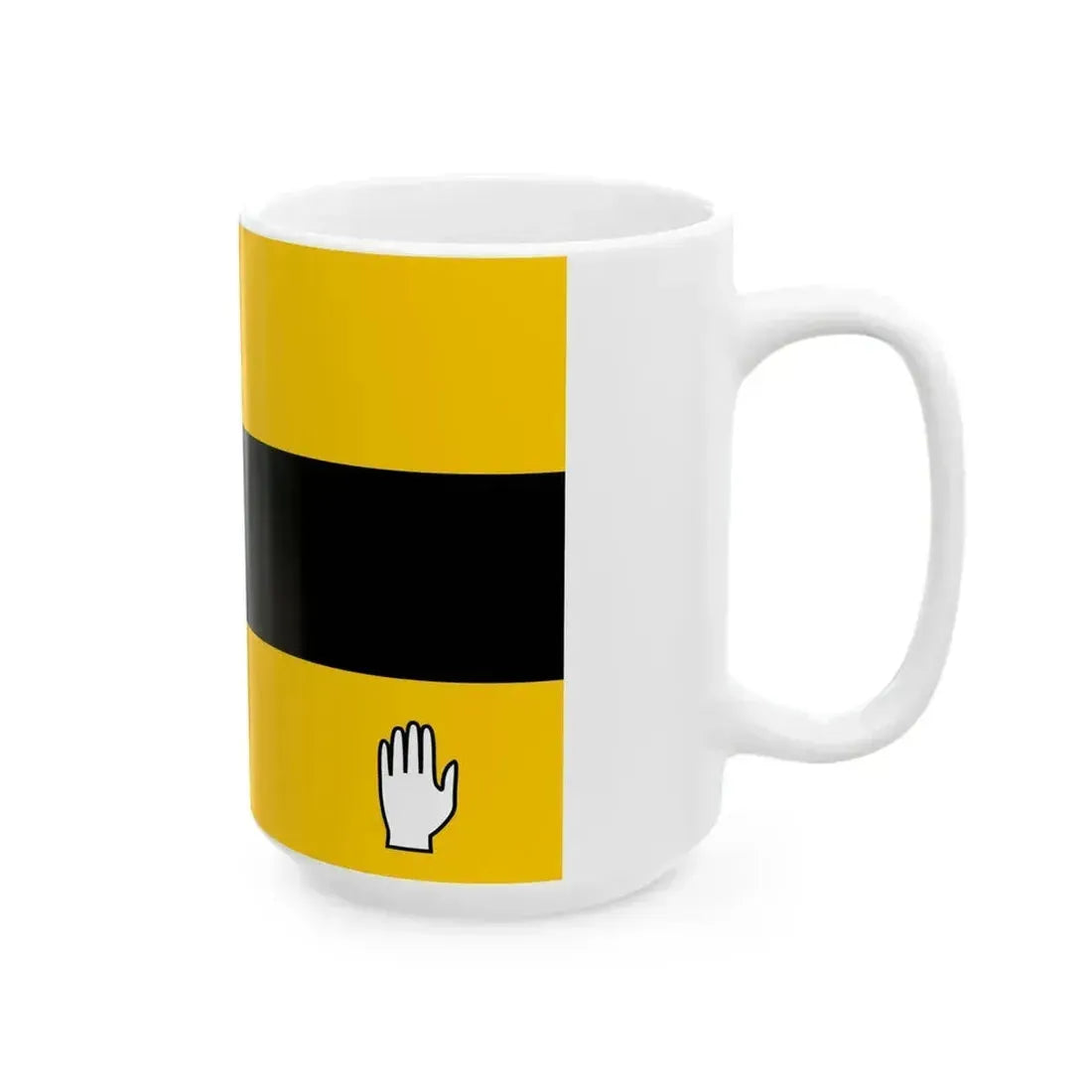 Drapeau des reguliers dAbd el-Kader (Algeria) White Coffee Mug - Go Mug Yourself