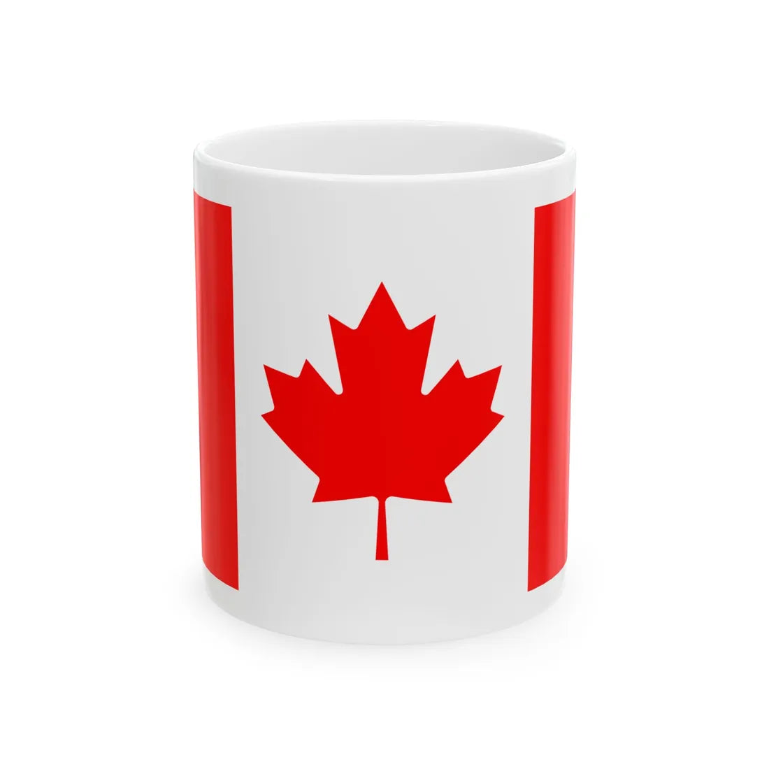 Drapeau du Canada (Canada) White Coffee Mug 11oz - Go Mug Yourself
