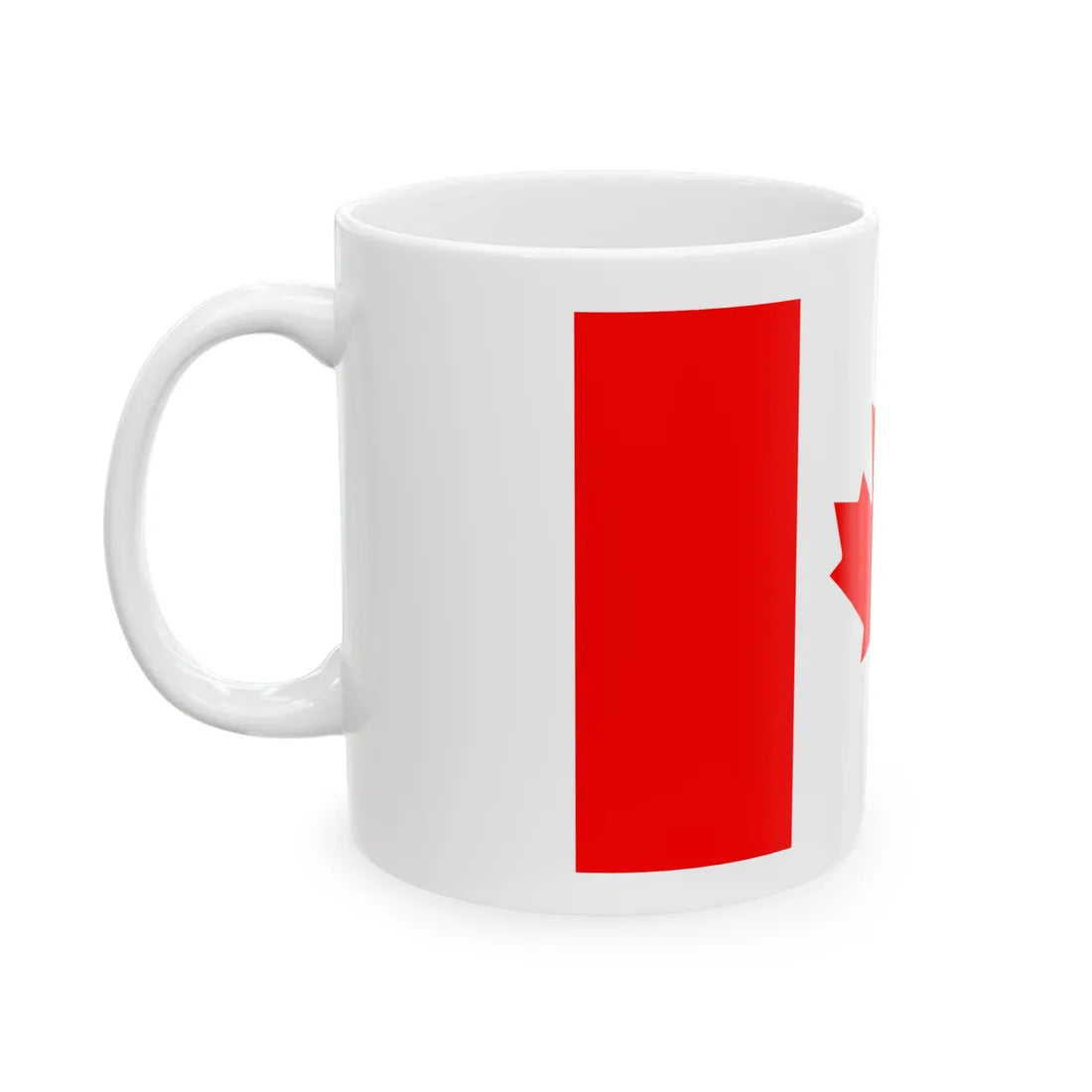 Drapeau du Canada (Canada) White Coffee Mug - Go Mug Yourself