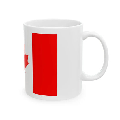 Drapeau du Canada (Canada) White Coffee Mug - Go Mug Yourself