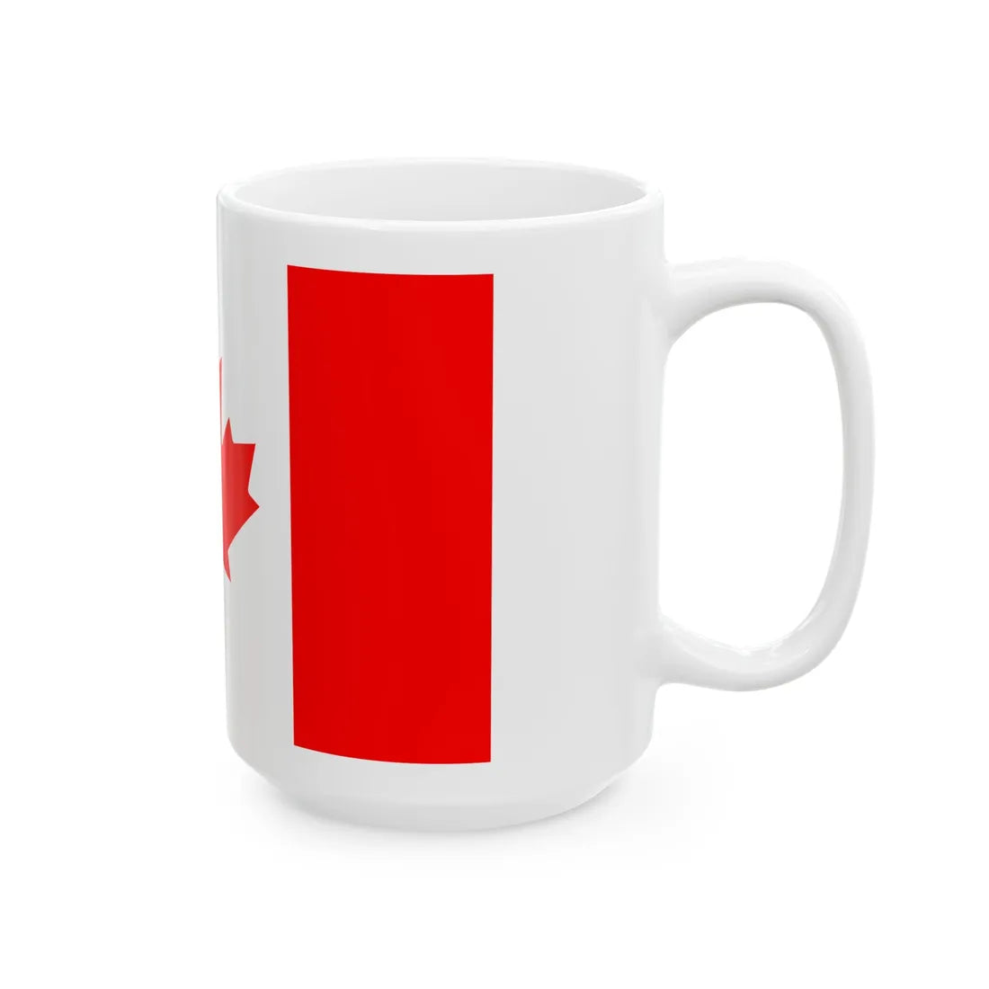 Drapeau du Canada (Canada) White Coffee Mug - Go Mug Yourself