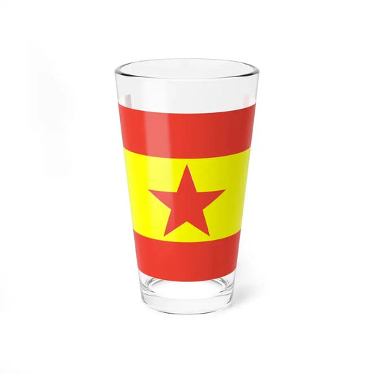 Drapeau du Mouvement Revolutionnaire National (Vietnam) Pint Glass 16oz 16oz - Go Mug Yourself