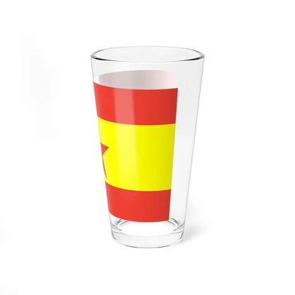 Drapeau du Mouvement Revolutionnaire National (Vietnam) Pint Glass 16oz - Go Mug Yourself
