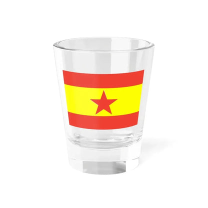 Drapeau du Mouvement Revolutionnaire National (Vietnam) Shot Glass 1.5oz 1.5oz - Go Mug Yourself