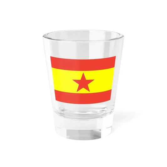 Drapeau du Mouvement Revolutionnaire National (Vietnam) Shot Glass 1.5oz 1.5oz - Go Mug Yourself