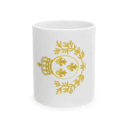 Drapeau du Royaume de France 1814-1830 variante 1 (France) White Coffee Mug 11oz - Go Mug Yourself