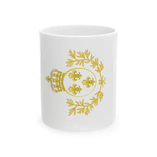 Drapeau du Royaume de France 1814-1830 variante 1 (France) White Coffee Mug 11oz - Go Mug Yourself