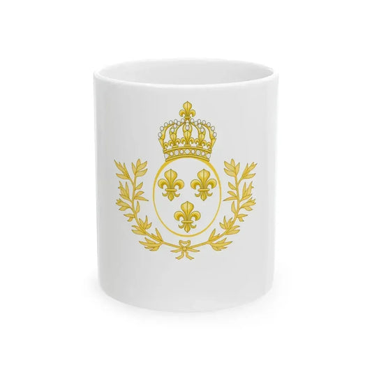 Drapeau du Royaume de France 1814-1830 variante 2 (France) White Coffee Mug 11oz - Go Mug Yourself