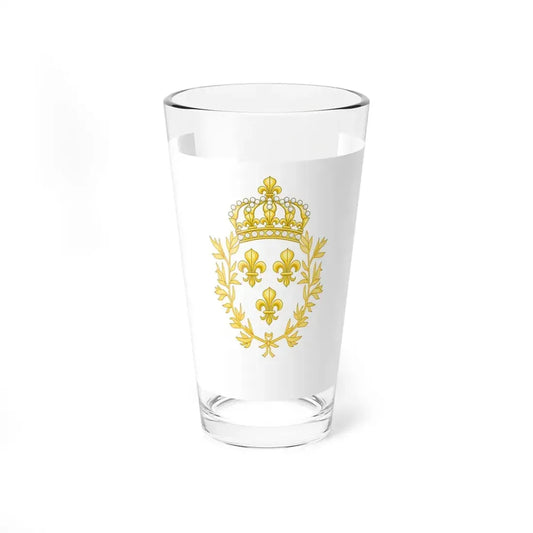 Drapeau du Royaume de France 1814-1830 variante (France) Pint Glass 16oz 16oz - Go Mug Yourself