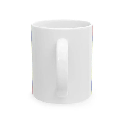 Drapeau fr departement Allier (France) White Coffee Mug - Go Mug Yourself