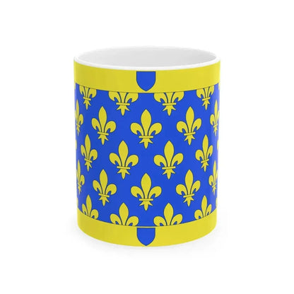 Drapeau fr departement Ardeche (France) White Coffee Mug 11oz - Go Mug Yourself