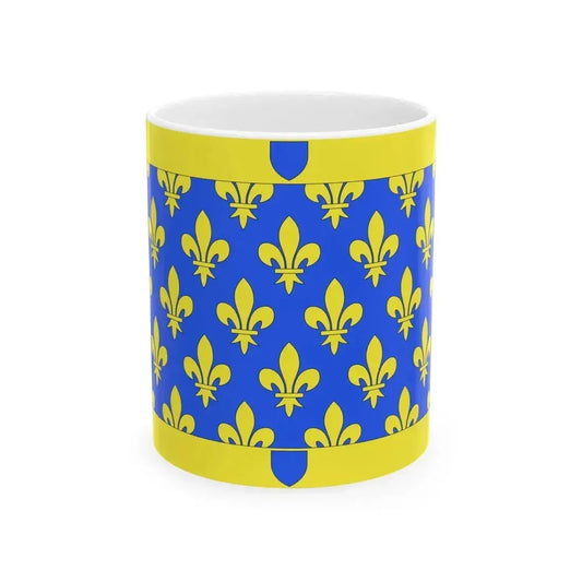 Drapeau fr departement Ardeche (France) White Coffee Mug 11oz - Go Mug Yourself