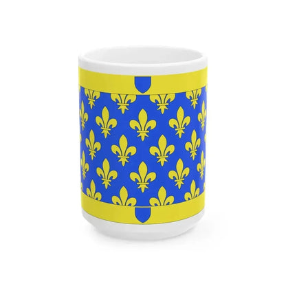 Drapeau fr departement Ardeche (France) White Coffee Mug 15oz - Go Mug Yourself