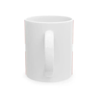 Drapeau fr departement Cher (France) White Coffee Mug - Go Mug Yourself