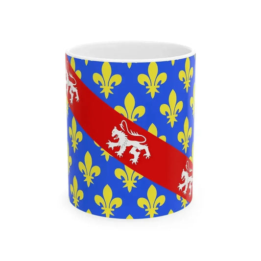 Drapeau fr departement Creuse (France) White Coffee Mug 11oz - Go Mug Yourself