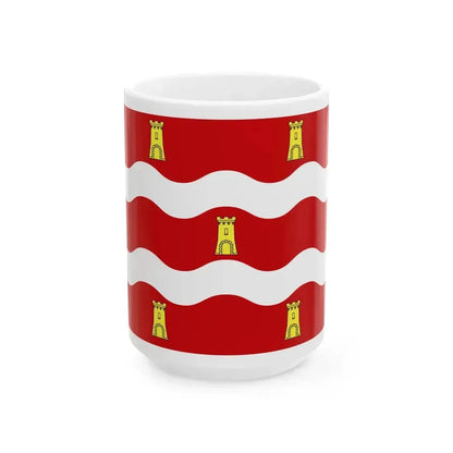 Drapeau fr departement Deux-Sevres (France) White Coffee Mug 15oz - Go Mug Yourself