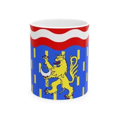 Drapeau fr departement Haute-Saone (France) White Coffee Mug 11oz - Go Mug Yourself