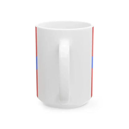 Drapeau fr departement Haute-Vienne (France) White Coffee Mug - Go Mug Yourself