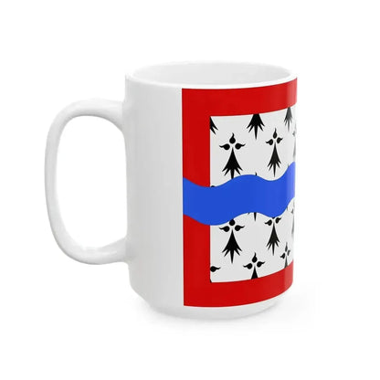 Drapeau fr departement Haute-Vienne (France) White Coffee Mug - Go Mug Yourself