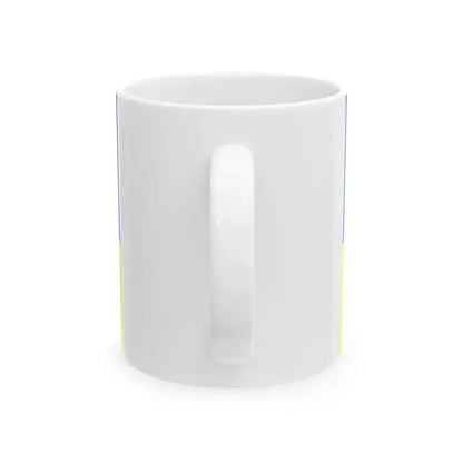 Drapeau fr departement Loir-et-Cher (France) White Coffee Mug - Go Mug Yourself