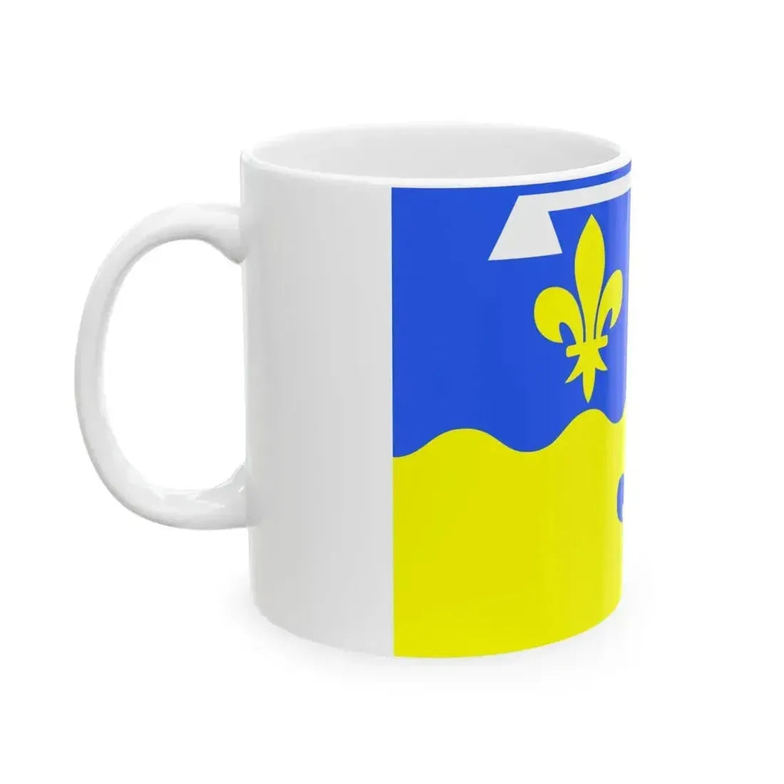 Drapeau fr departement Loir-et-Cher (France) White Coffee Mug - Go Mug Yourself