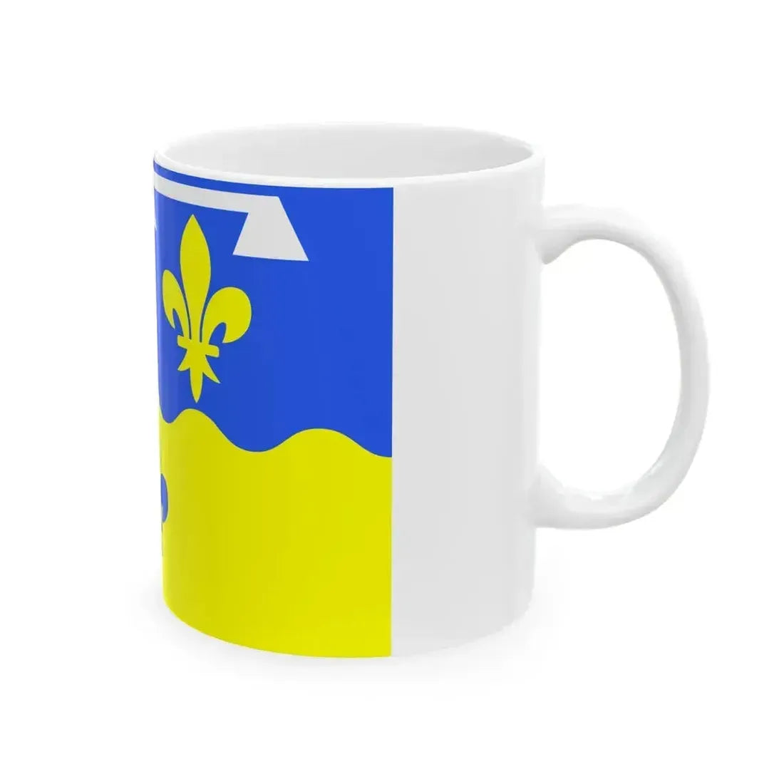 Drapeau fr departement Loir-et-Cher (France) White Coffee Mug - Go Mug Yourself