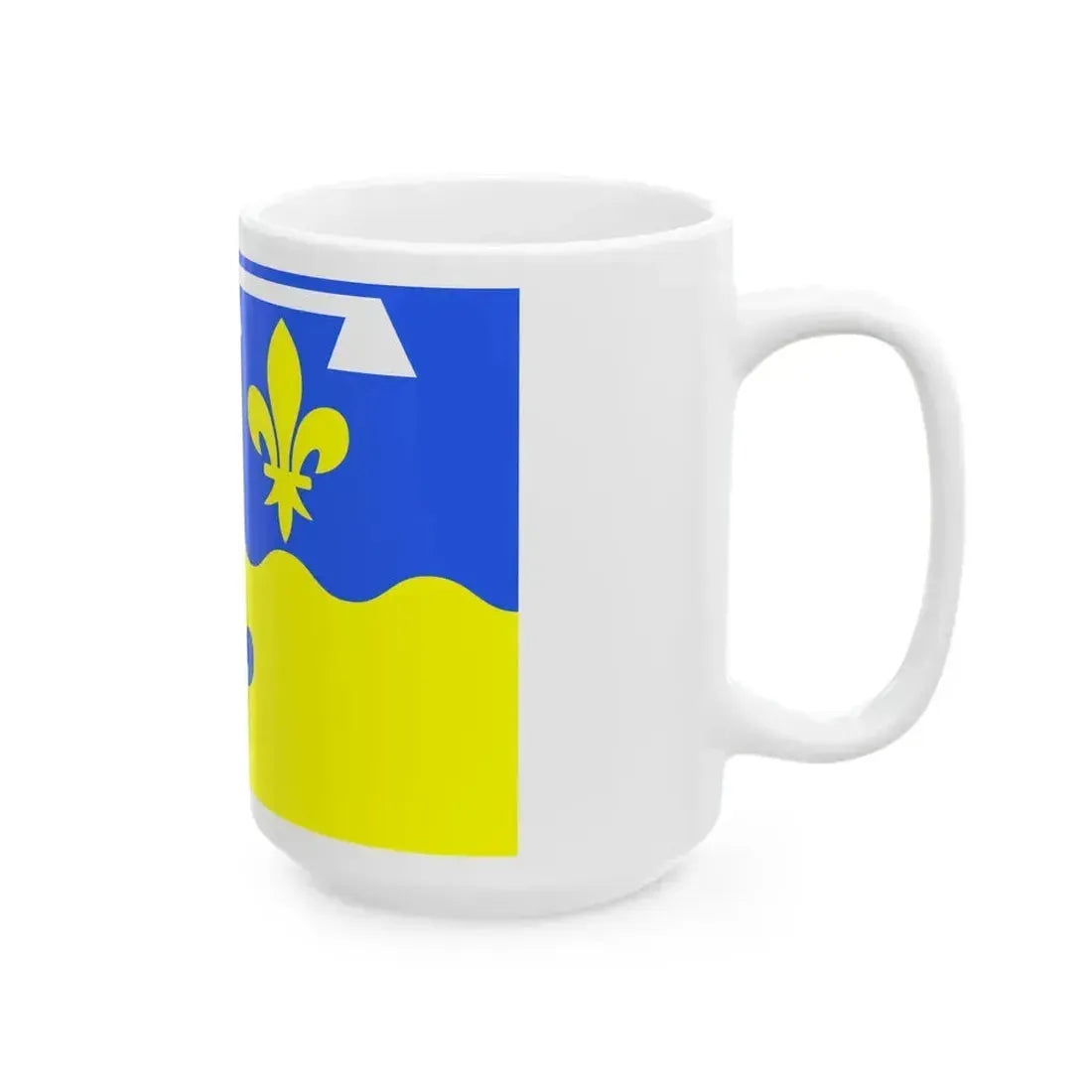 Drapeau fr departement Loir-et-Cher (France) White Coffee Mug - Go Mug Yourself