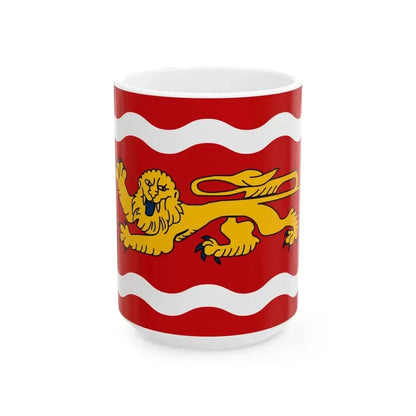 Drapeau fr departement Lot-et-Garonne (France) White Coffee Mug 15oz - Go Mug Yourself