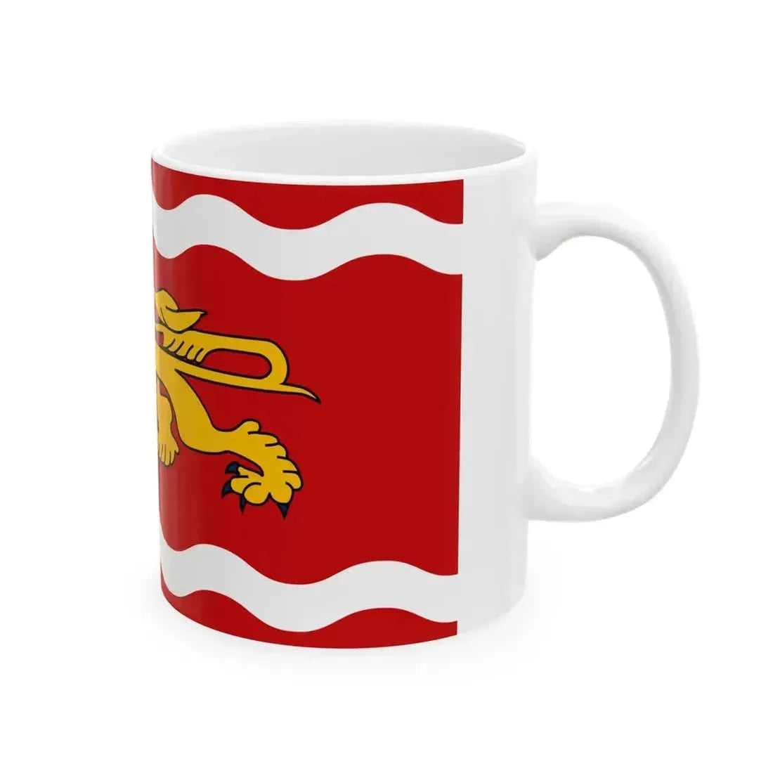 Drapeau fr departement Lot-et-Garonne (France) White Coffee Mug - Go Mug Yourself