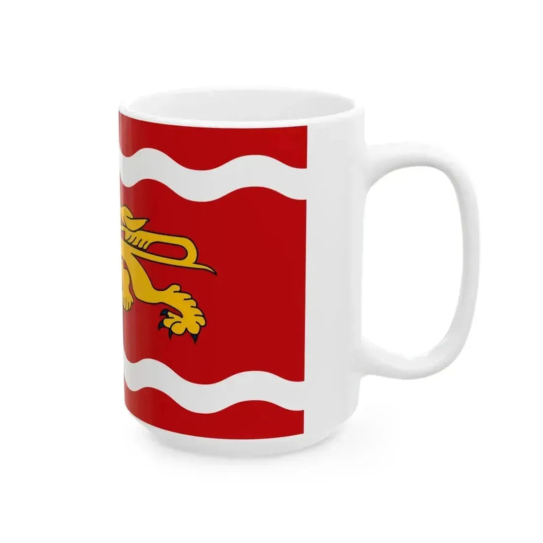 Drapeau fr departement Lot-et-Garonne (France) White Coffee Mug - Go Mug Yourself