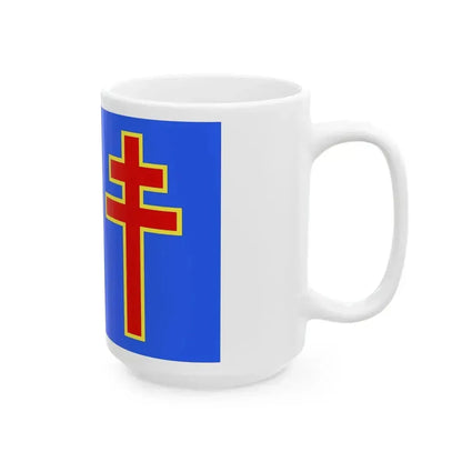 Drapeau fr departement Maine-et-Loire (France) White Coffee Mug - Go Mug Yourself