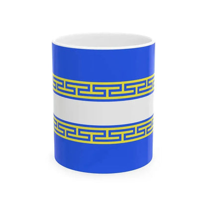 Drapeau fr departement Marne (France) White Coffee Mug 11oz - Go Mug Yourself