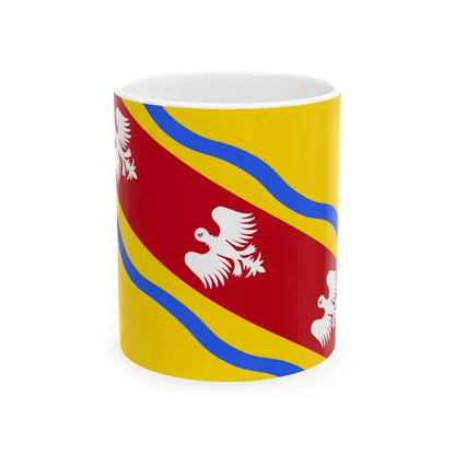 Drapeau fr departement Meurthe-et-Moselle (France) White Coffee Mug 11oz - Go Mug Yourself