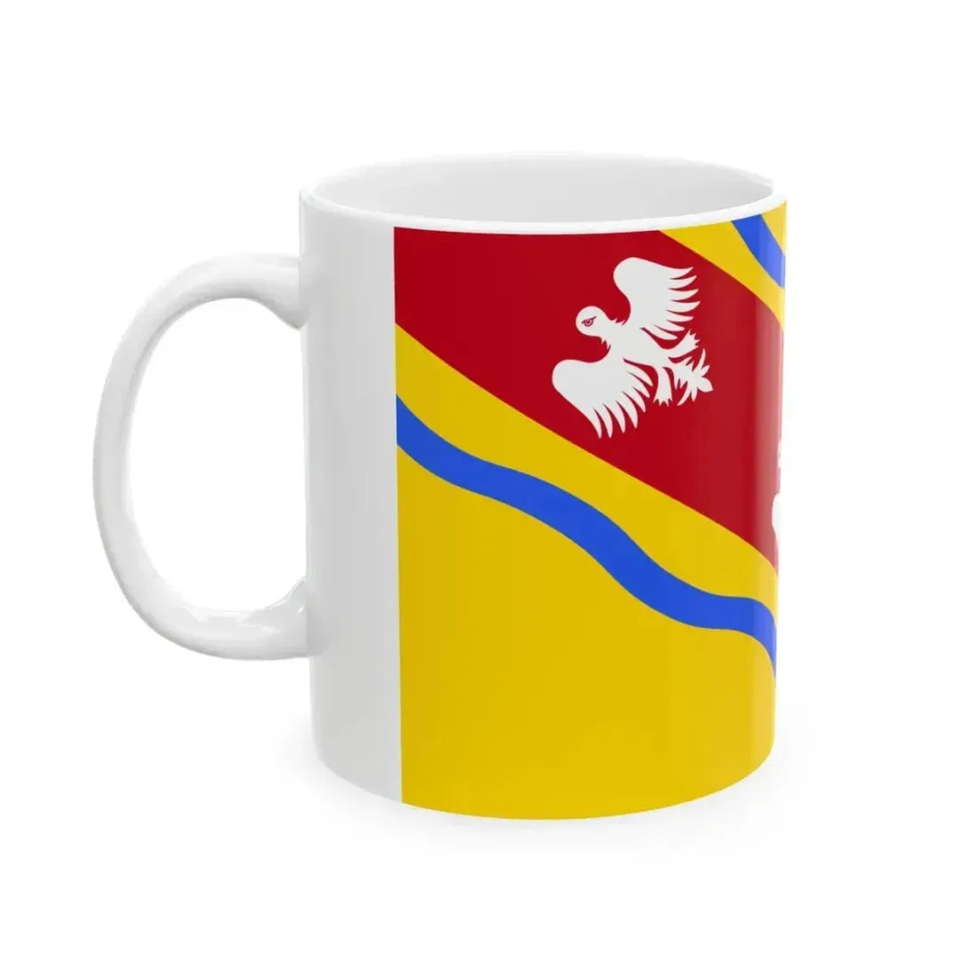 Drapeau fr departement Meurthe-et-Moselle (France) White Coffee Mug - Go Mug Yourself