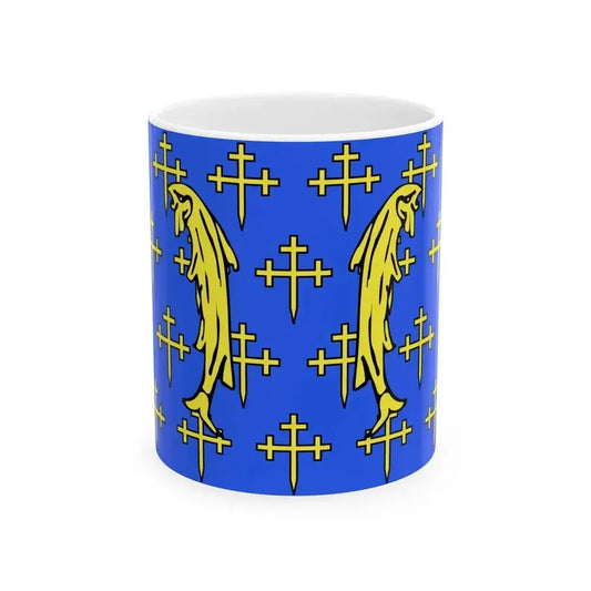 Drapeau fr departement Meuse (France) White Coffee Mug 11oz - Go Mug Yourself